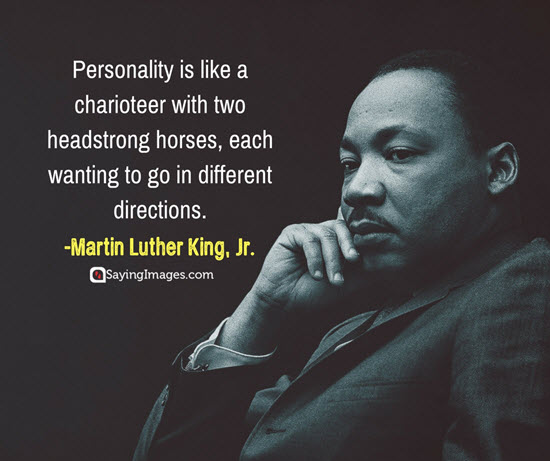 mlk personality quotes
