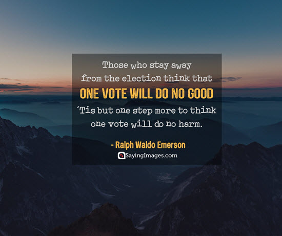 ralph waldo emerson vote quotes