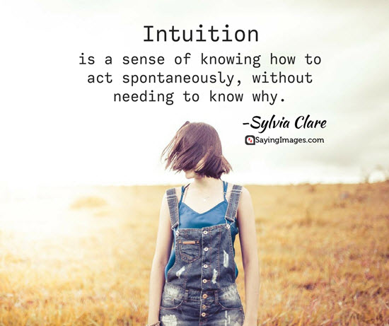 sylvia clare intuition quotes