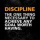 Discipline