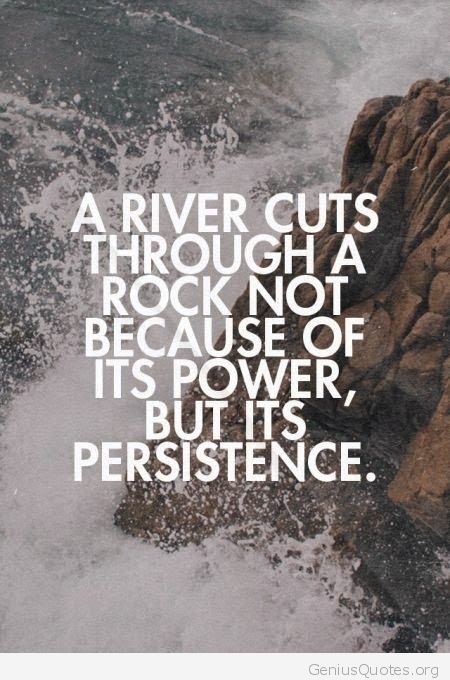 Persistence Is The Key