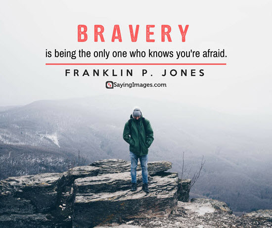 franklin jones bravery quotes