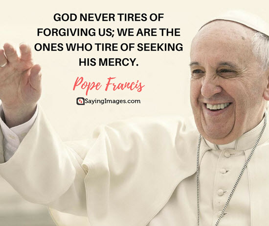 pope francis forgiving quotes