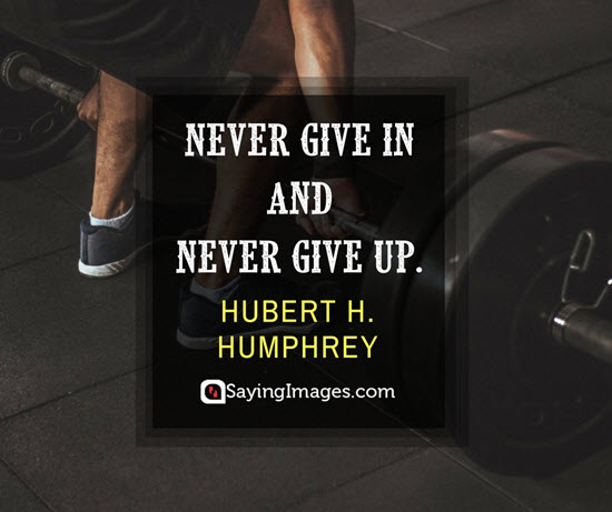 hubert humphrey never give up quotes