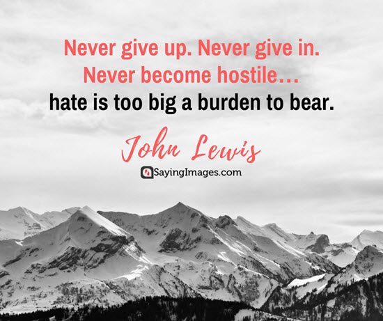 john lewis never give up quotes