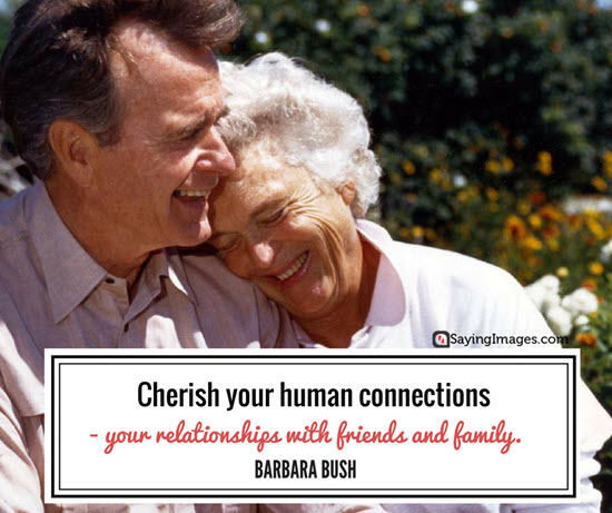 barbara bush human connections quotes