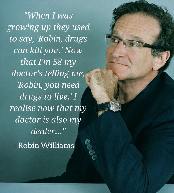 Robin Williams Quote on Growing Up