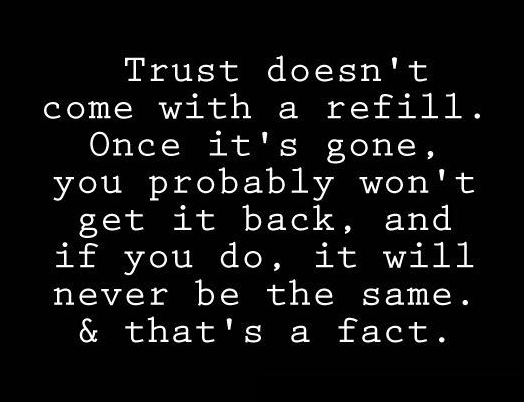 Trust Quotes And Trust Issues