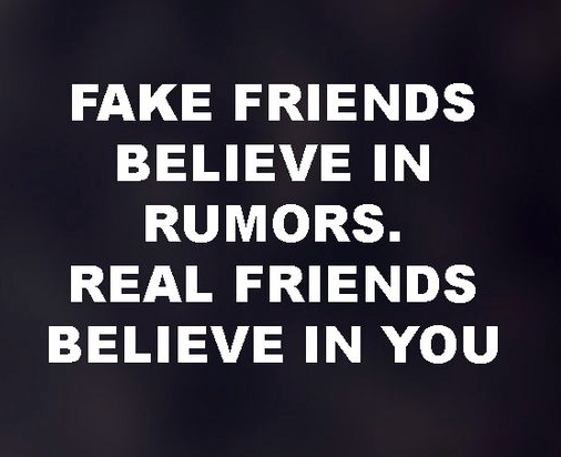 Quotes on fake friends. Rumors