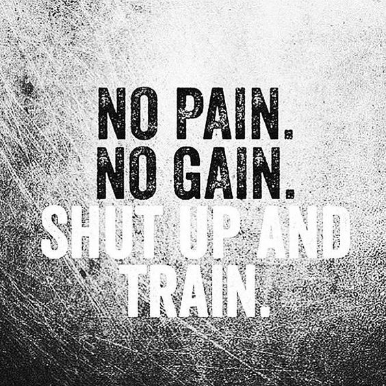 Workout Quotes. No pain. No gain