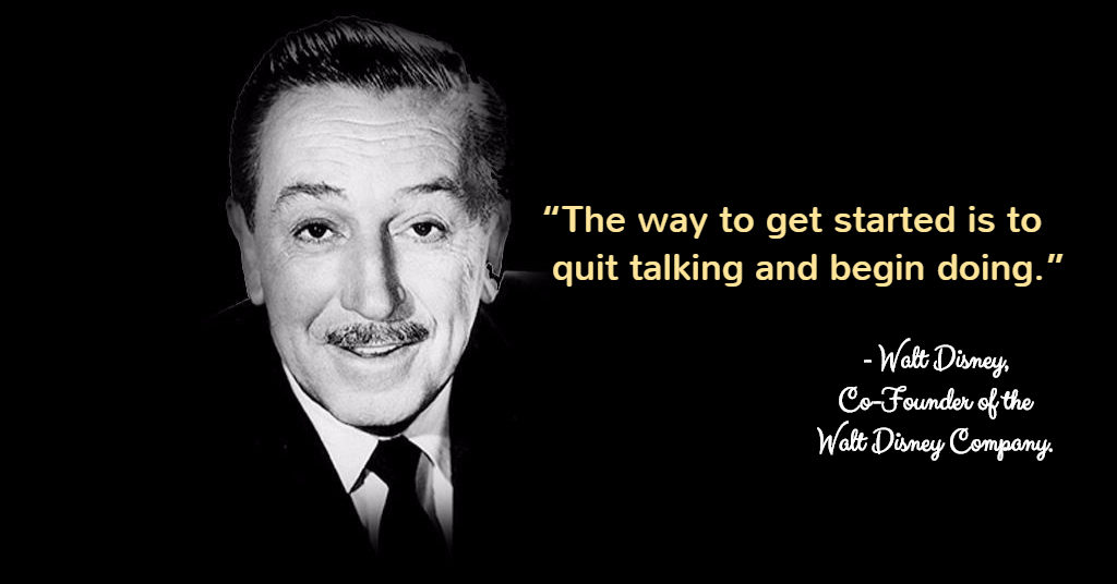 Walt Disney Quotes On Doing