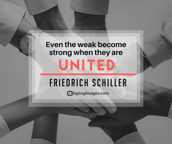 friedrich schiller unity quotes