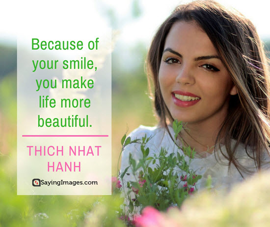 thich nhat hanh smile quotes