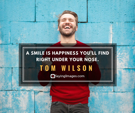 tom wilson smile quotes