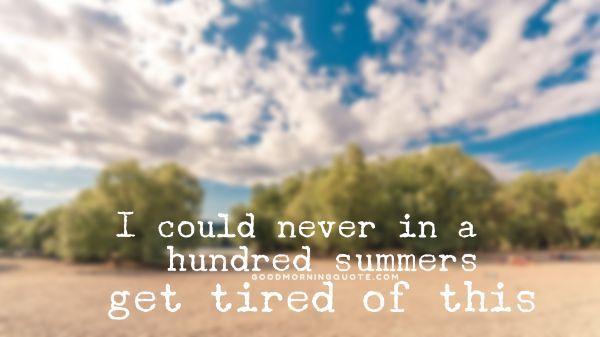Summer Ending Quotes