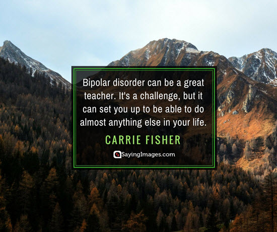 carrie fisher bipolar disorder quotes
