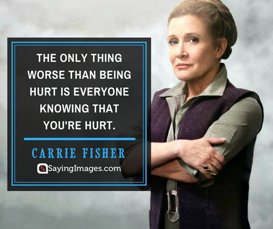 carrie fisher hurt quotes