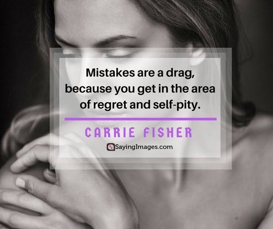 carrie fisher mistakes quotes