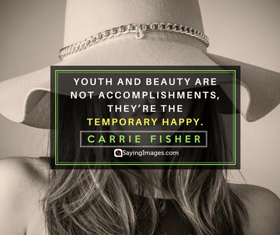carrie fisher beauty quotes