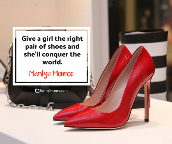 marilyn monroe shoes quotes