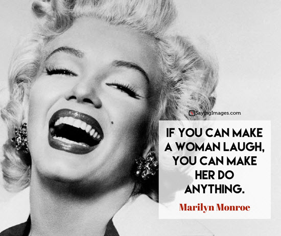 marilyn monroe laugh quotes