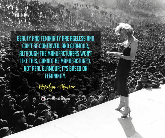 marilyn monroe feminity quotes