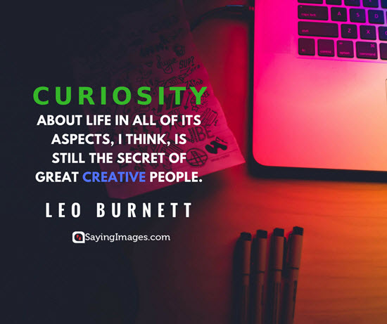 leo burnett curiosity quotes